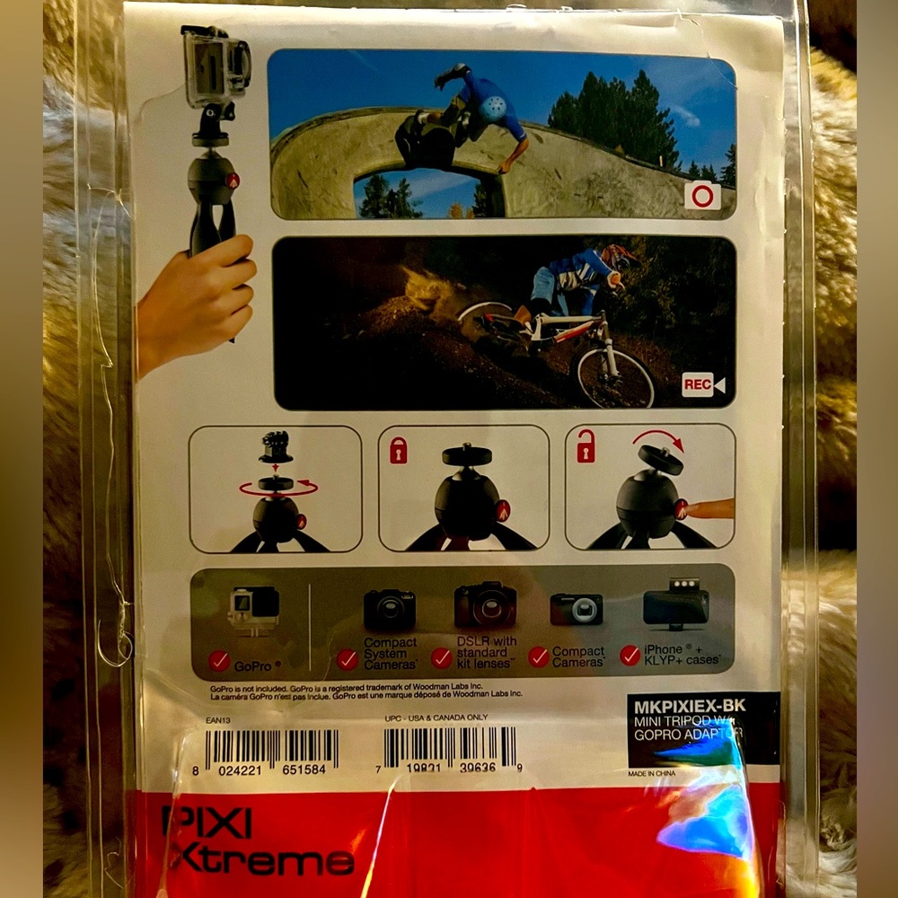 PIXI Xtreme Mini Tripod - Black - Picture 3 of 3